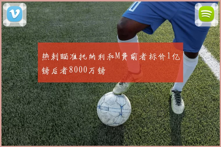 热刺瞄准托纳利和M费前者标价1亿镑后者8000万镑